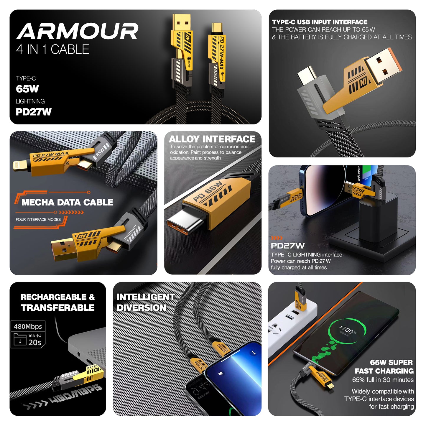 Armour + Cyberdock Wireless Charger