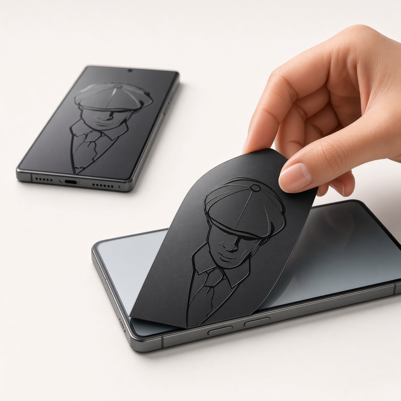 UV Invisible Front Screen Skin for Mobile Phones | Premium Transparent Display Skin